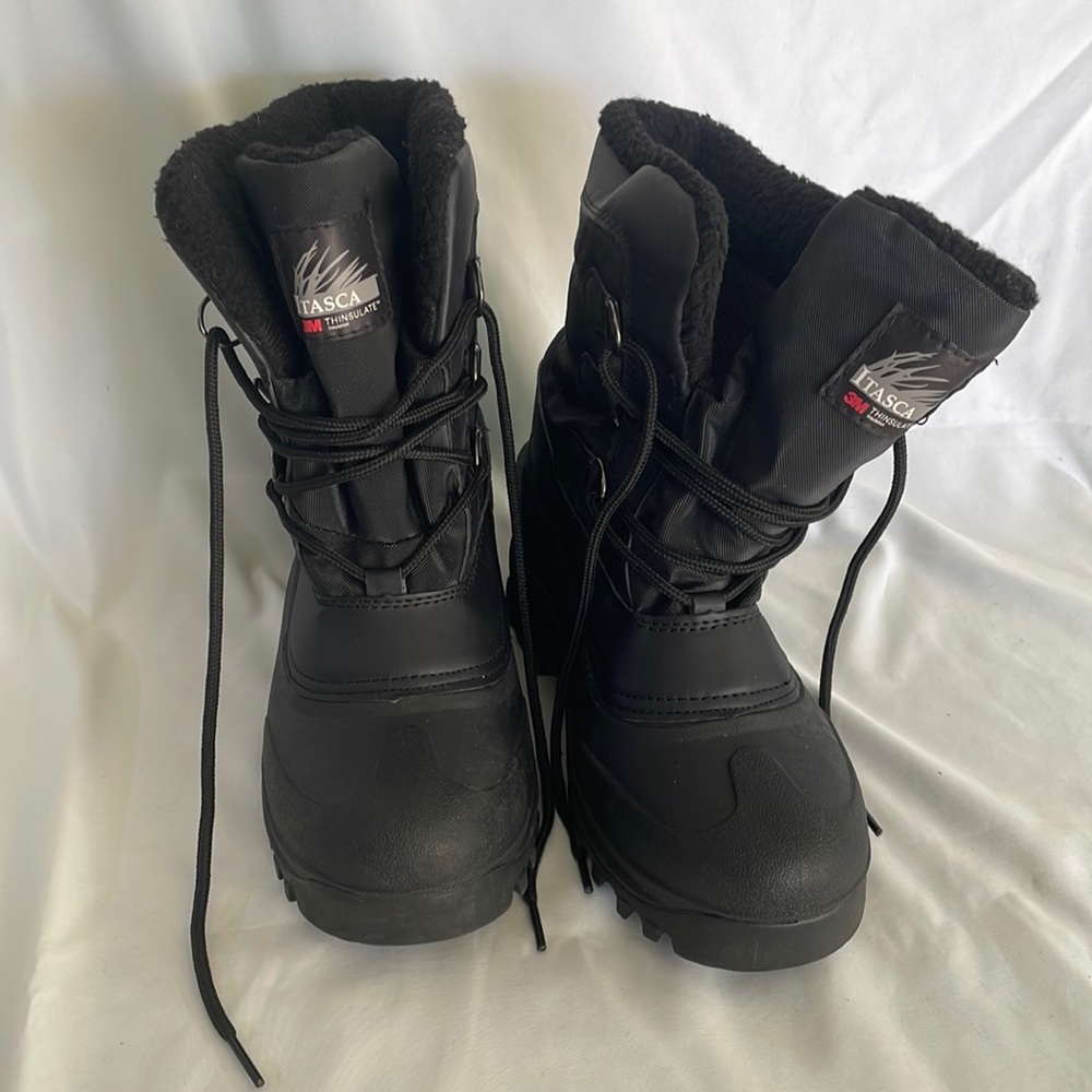 Itasca thinsulate lace up‎ Snow boots for winter fun thermal